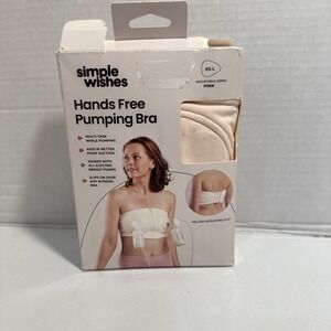 Hands-Free‎ X-Small-Large, Soft Pink - Nursing Bra Zip in Front Extender